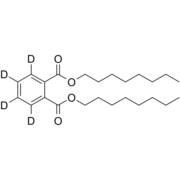 Dioctyl phthalate-d4 Chemical Structure Dioctyl phthalate-d4
