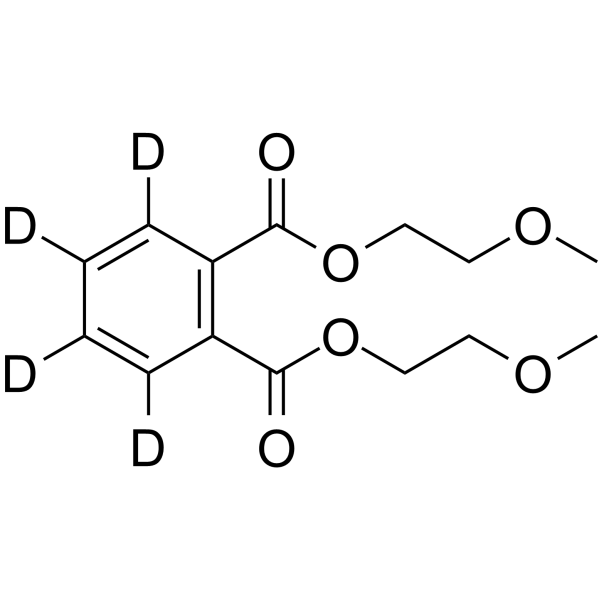 Bis(2-methoxyethyl) phthalate-3,4,5,6-d4 Chemical Structure Bis(2-methoxyethyl) phthalate-3,4,5,6-d4