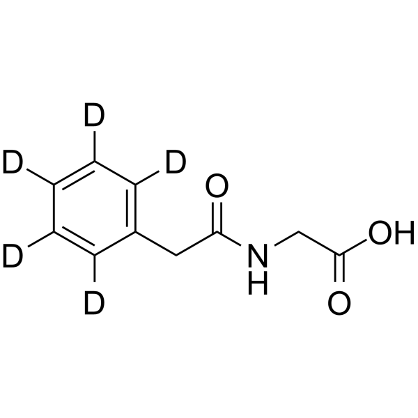 2-(2-Phenylacetamido)acetic acid-d5