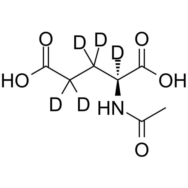 N-Acetyl-L-glutamic acid-d5 Chemical Structure N-Acetyl-L-glutamic acid-d5