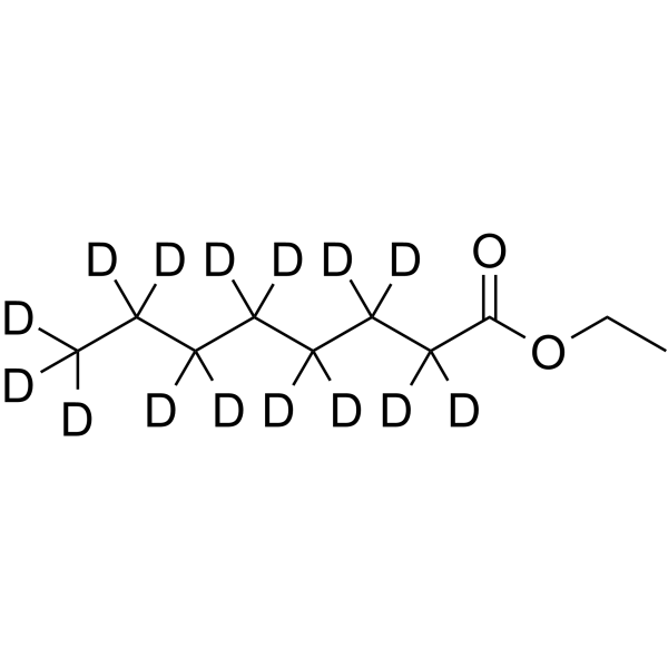 Ethyl octanoate-d15 Chemical Structure Ethyl octanoate-d15