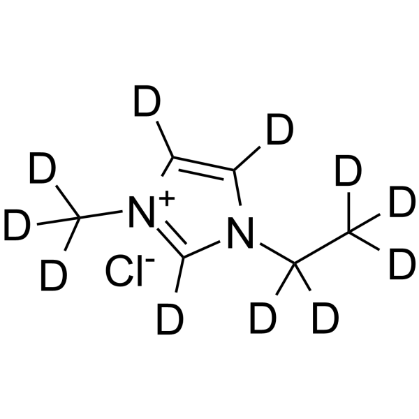 1-Ethyl-3-methylimidazolium chloride-d11 Chemical Structure 1-Ethyl-3-methylimidazolium chloride-d11
