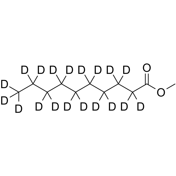Methyl decanoate-d19 Chemical Structure Methyl decanoate-d19