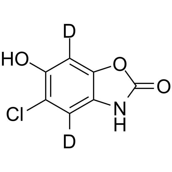 6-Hydroxy Chlorzoxazone-d2 Chemical Structure 6-Hydroxy Chlorzoxazone-d2
