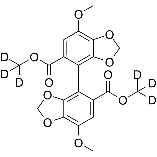 Bifendate-d6 Chemical Structure Bifendate-d6(Synonyms: DDB-d6)