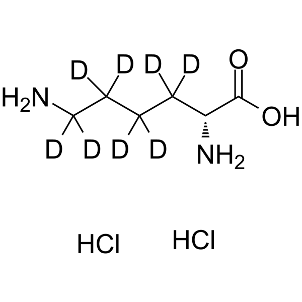 D-Lysine-d8 dihydrochloride Chemical Structure D-Lysine-d8 dihydrochloride