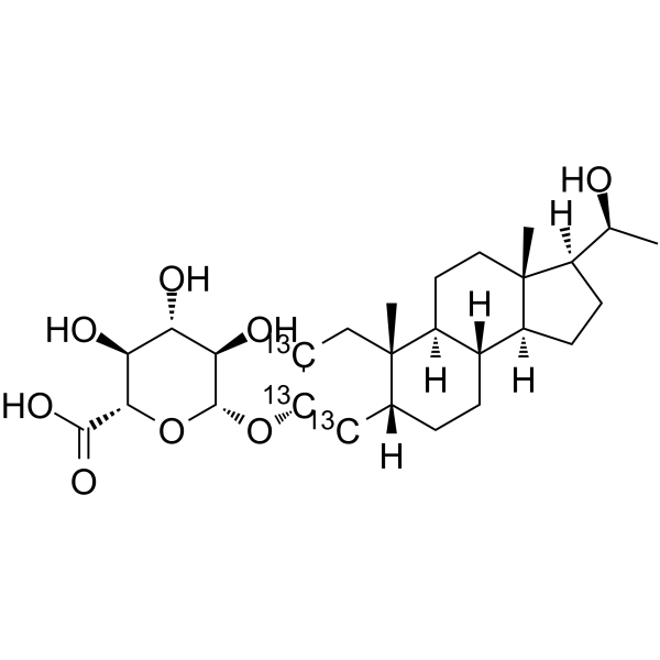 Pregnanediol 3-glucuronide-13C5