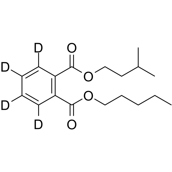Isopentyl pentyl phthalate-d4 Chemical Structure Isopentyl pentyl phthalate-d4