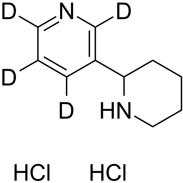 (±) Anabasine-d4 dihydrochloride Chemical Structure (±) Anabasine-d4 dihydrochloride