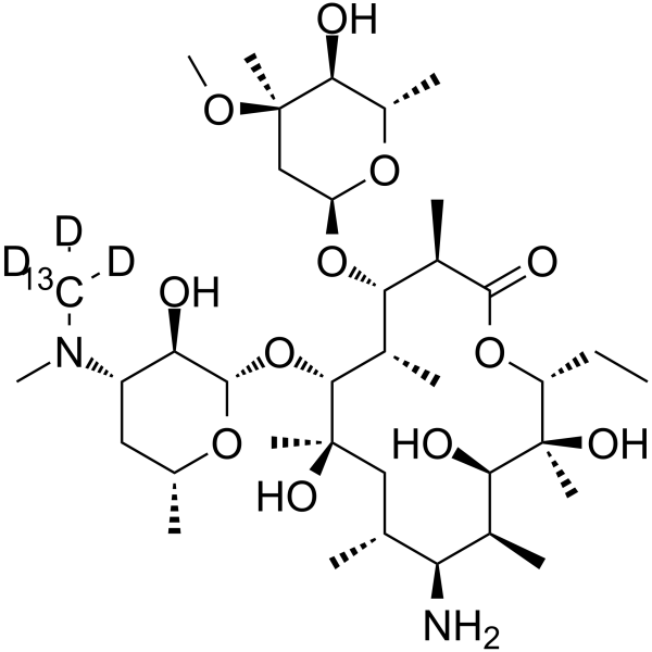 (9S)-9-Amino-9-deoxoerythromycin-13C,d3