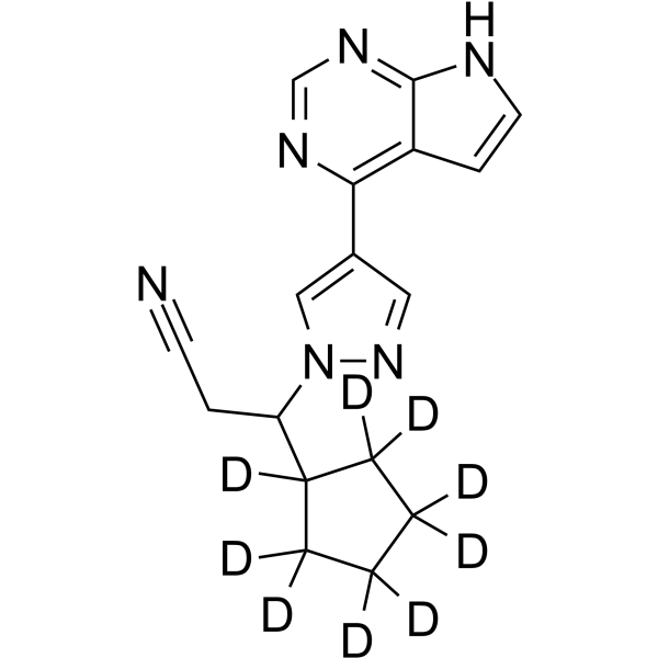 (Rac)-Ruxolitinib-d9(Synonyms: (Rac)-INCB18424-d9)