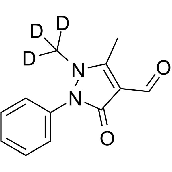4-Formyl antipyrine-d3 Chemical Structure 4-Formyl antipyrine-d3