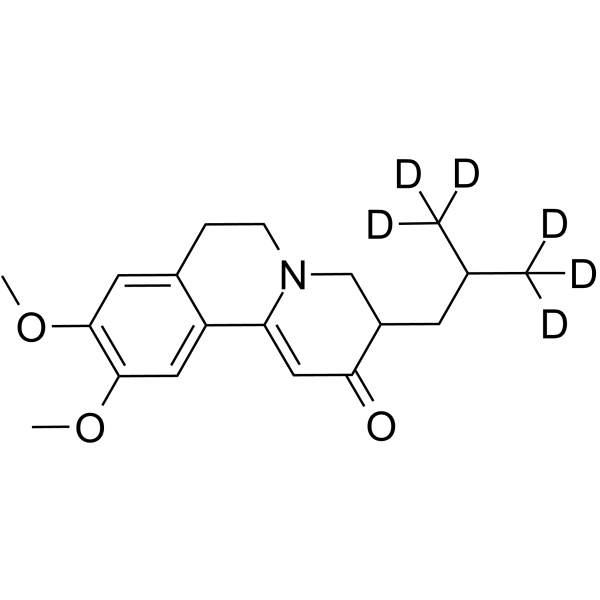 1,11b-Dedihydrotetrabenazine-d6 Chemical Structure 1,11b-Dedihydrotetrabenazine-d6