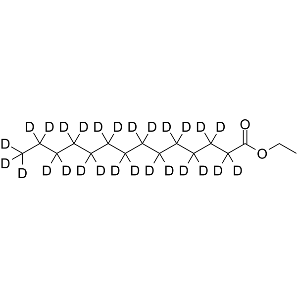 Ethyl tetradecanoate-d27 Chemical Structure Ethyl tetradecanoate-d27