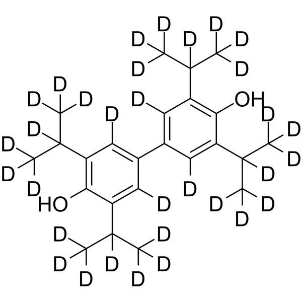 Dipropofol-d32 Chemical Structure Dipropofol-d32