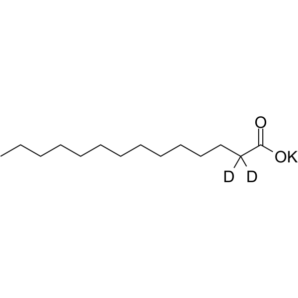 Tetradecanoate-d2 potassium