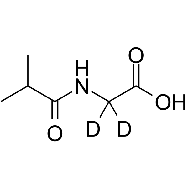 N-Isobutyrylglycine-d2 Chemical Structure N-Isobutyrylglycine-d2