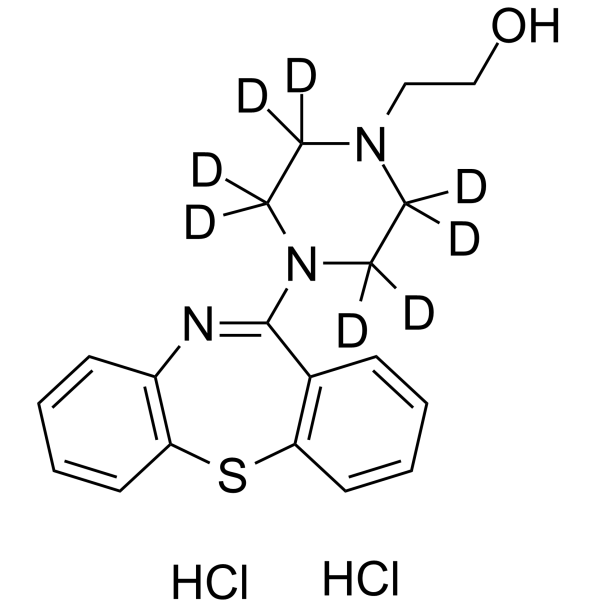 2-4-(2-Hydroxyethyl)piperazin-1-yldithiazepin-d8 Chemical Structure 2-4-(2-Hydroxyethyl)piperazin-1-yldithiazepin-d8