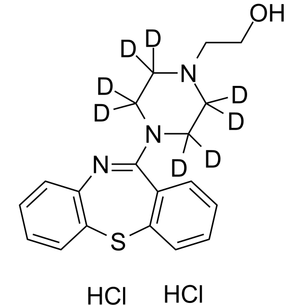 2-4-(2-Hydroxyethyl)piperazin-1-yldithiazepin-d8