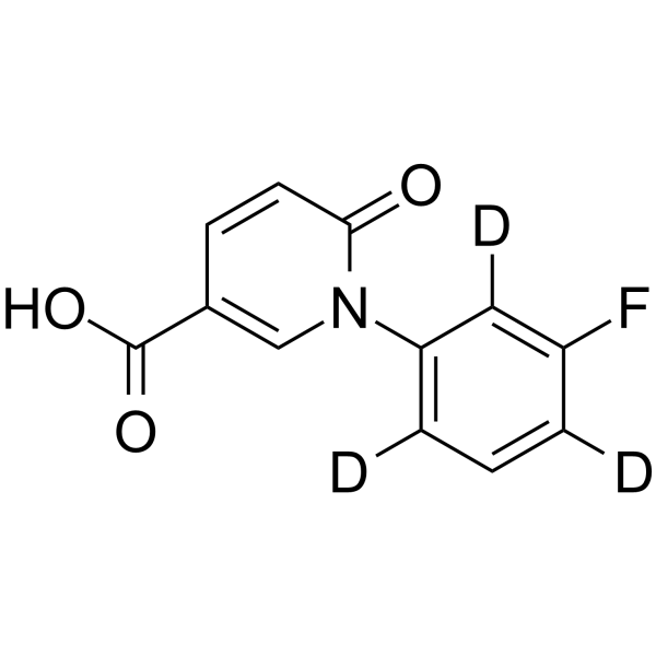 1-(3-Fluorophenyl)-6-oxo-1,6-dihydropyridine-3-carboxylic acid-d3 Chemical Structure 1-(3-Fluorophenyl)-6-oxo-1,6-dihydropyridine-3-carboxylic acid-d3