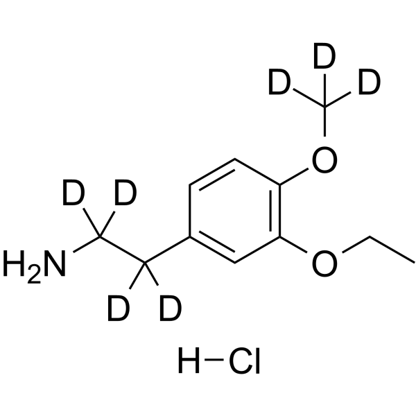 3-Ethoxy-4-methoxy-Dopamine-d7 hydrochloride