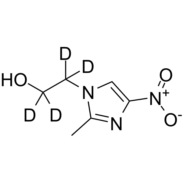 Isometronidazole-d4 Chemical Structure Isometronidazole-d4