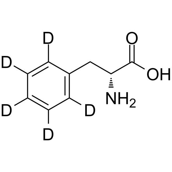 D-Phenylalanine-d5 Chemical Structure D-Phenylalanine-d5