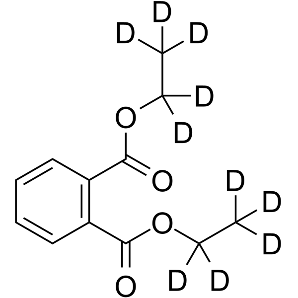 Diethyl phthalate-d10 Chemical Structure Diethyl phthalate-d10