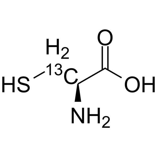 L-Cysteine-3-13C Chemical Structure L-Cysteine-3-13C(Synonyms: L-半胱氨酸 3-13C)