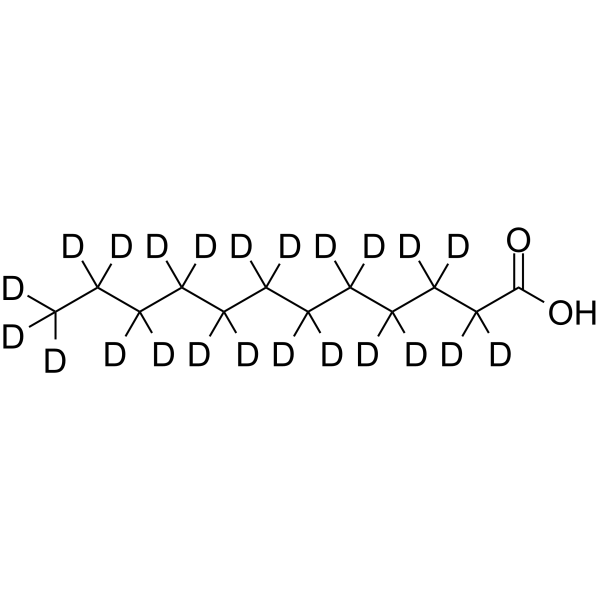 Lauric acid-d23 Chemical Structure Lauric acid-d23