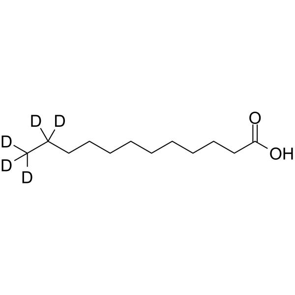 Lauric acid-d5 Chemical Structure Lauric acid-d5