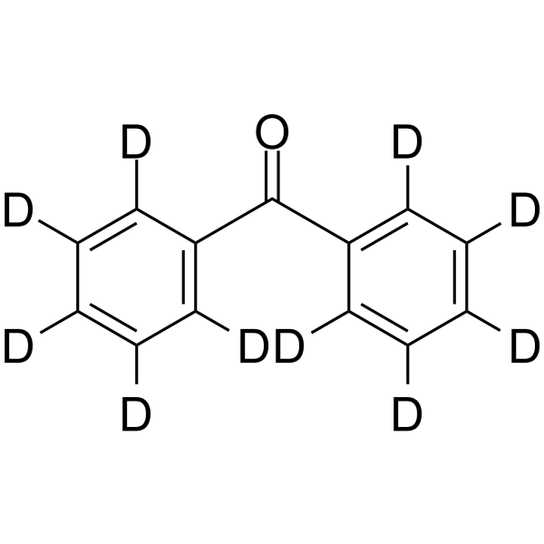 Benzophenone-d10 Chemical Structure Benzophenone-d10