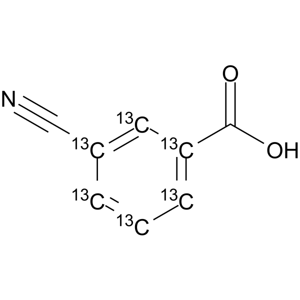 m-Cyanobenzoic acid-13C6(Synonyms: 3-Carboxybenzonitrile-13C6;  3-Cyanobenzoic acid-13C6;  m-Carboxybenzonitrile-13C6)