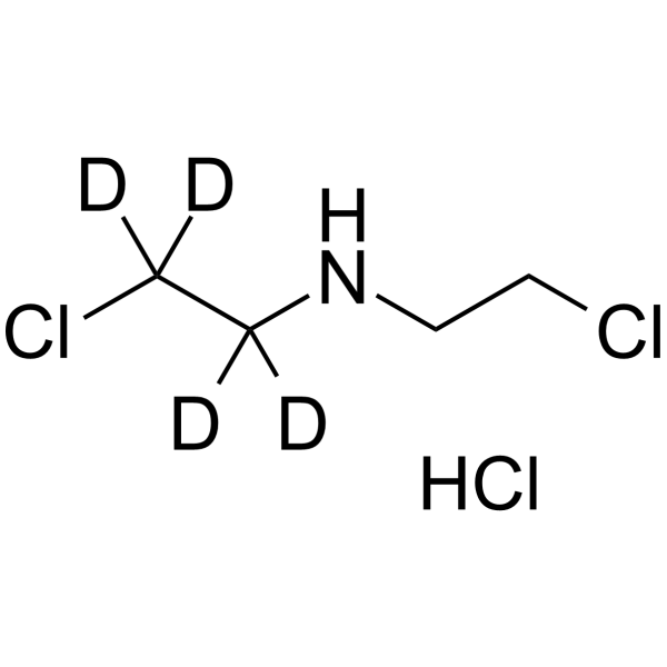 Bis(2-chloroethyl)amine-1,1,2,2-d4 hydrochloride Chemical Structure Bis(2-chloroethyl)amine-1,1,2,2-d4 hydrochloride