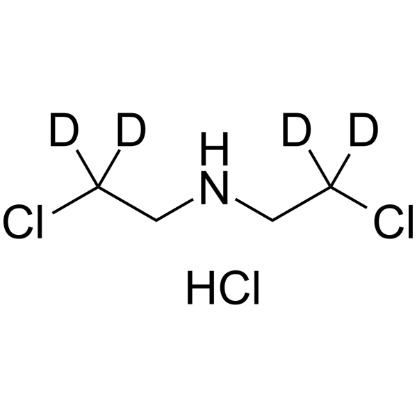 Bis(2-chloroethyl)amine-d4 hydrochloride Chemical Structure Bis(2-chloroethyl)amine-d4 hydrochloride