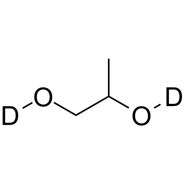 (±)-1,2-Propanediol-d2 Chemical Structure (±)-1,2-Propanediol-d2(Synonyms: 1,2-(RS)-Propanediol-d2; 1,2-Propylene glycol-d2; Propylene glycol-d2)