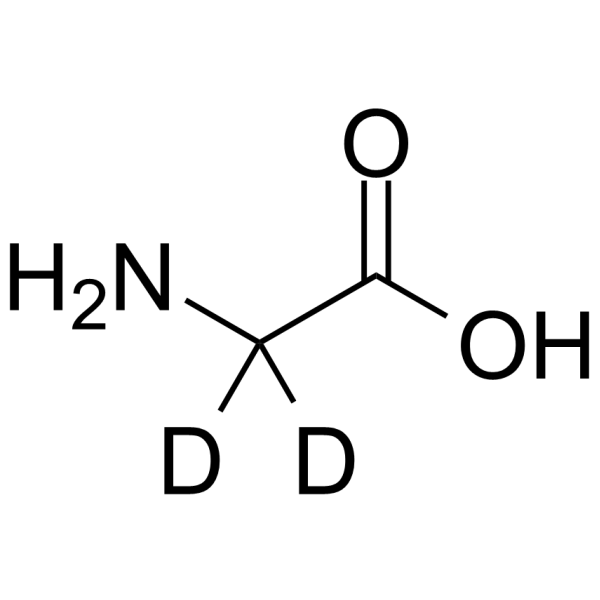 Glycine-d2 Chemical Structure Glycine-d2(Synonyms: 甘氨酸 d2)