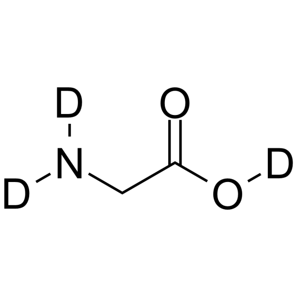 Glycine-d3 Chemical Structure Glycine-d3