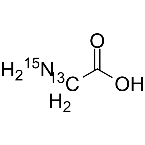 Glycine-2-13C,15N Chemical Structure Glycine-2-13C,15N(Synonyms: 甘氨酸 2-13C,15N)