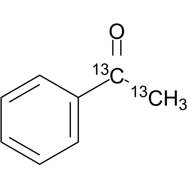 Acetophenone-1,2-13C2 Chemical Structure Acetophenone-1,2-13C2(Synonyms: 1-Phenylethan-1-One-1,2-13C2)