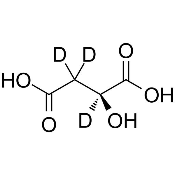 (S)-Malic acid-d3 Chemical Structure (S)-Malic acid-d3(Synonyms: (S)-Hydroxybutanedioic acid-d3; (S)-E 296-d3)