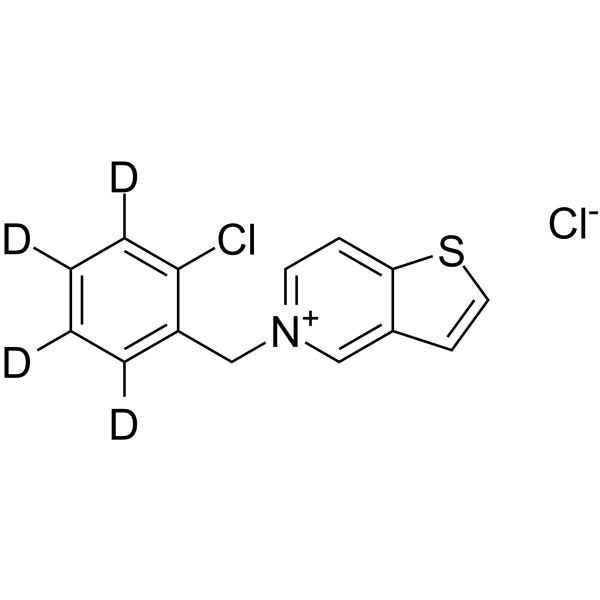 Ticlodipine EP impurity E-d4 chloride Chemical Structure Ticlodipine EP impurity E-d4 chloride