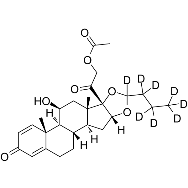 21-Acetyloxy budesonide-d8