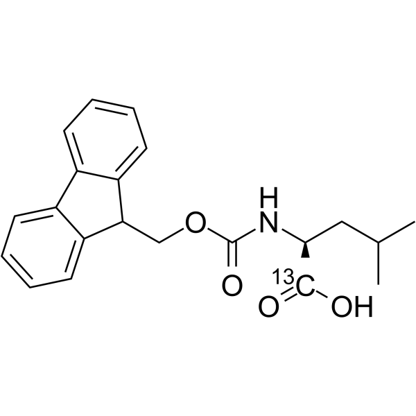 Fmoc-leucine-13C Chemical Structure Fmoc-leucine-13C