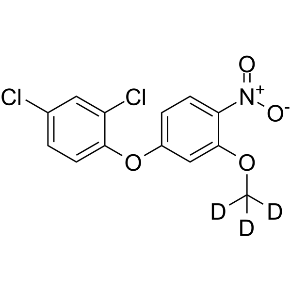 Chlomethoxyfen-d3 Chemical Structure Chlomethoxyfen-d3