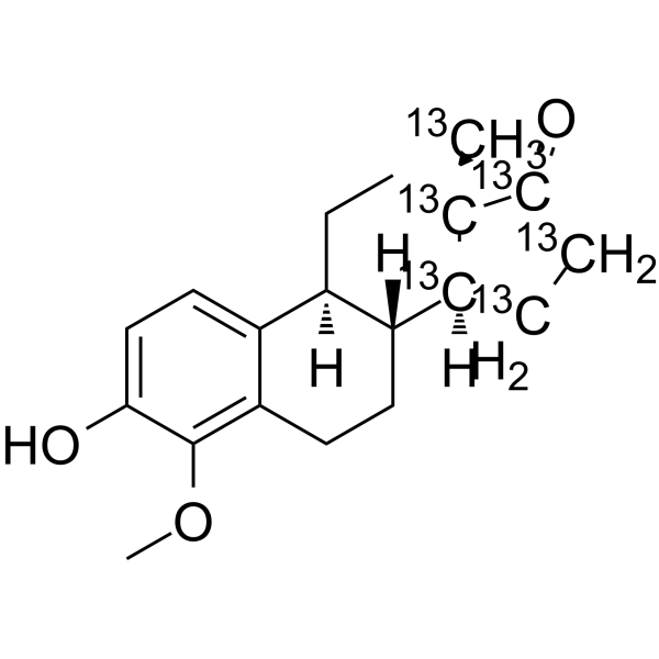 4-Methoxyestrone-13C6 Chemical Structure 4-Methoxyestrone-13C6