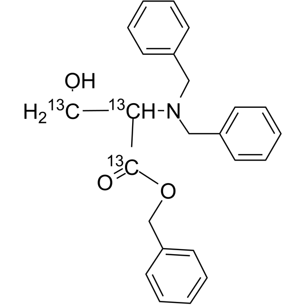 2-N,N-Dibenzyl serine benzyl ester-13C3