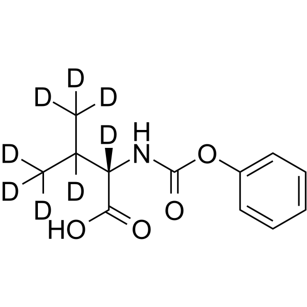 N-(Phenoxycarbonyl)-L-valine-d8 Chemical Structure N-(Phenoxycarbonyl)-L-valine-d8