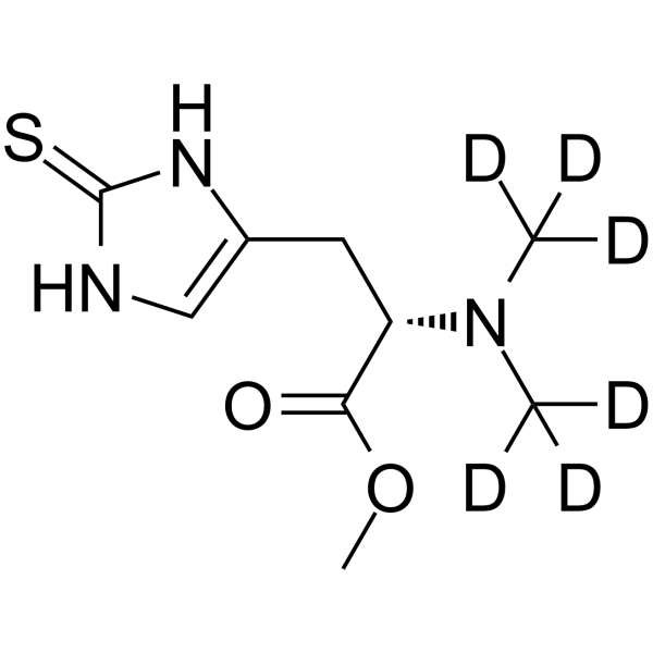 N-Desmethyl L-ergothioneine methyl ester-d6 Chemical Structure N-Desmethyl L-ergothioneine methyl ester-d6