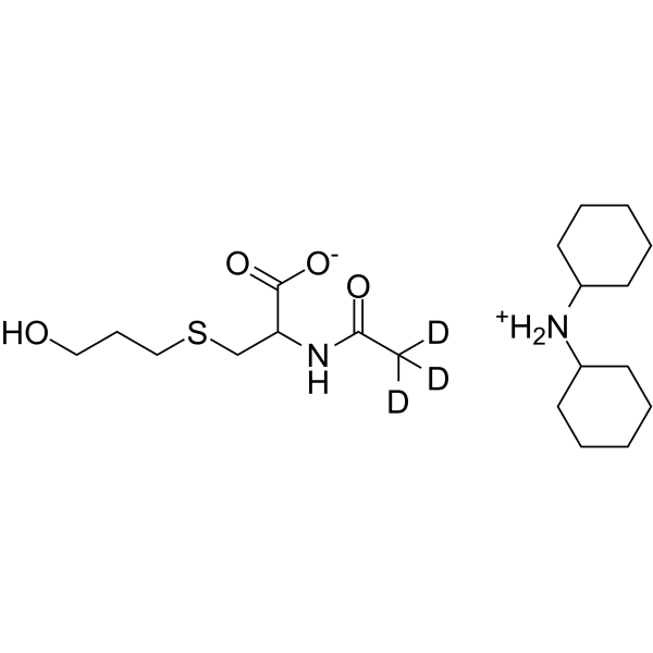 N-Acetyl-S-(3-hydroxypropyl)cysteine-d3 dicyclohexylammonium